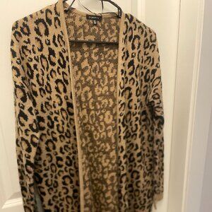 Leopard Print Long Cardigan